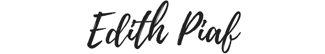 edith piaf logo